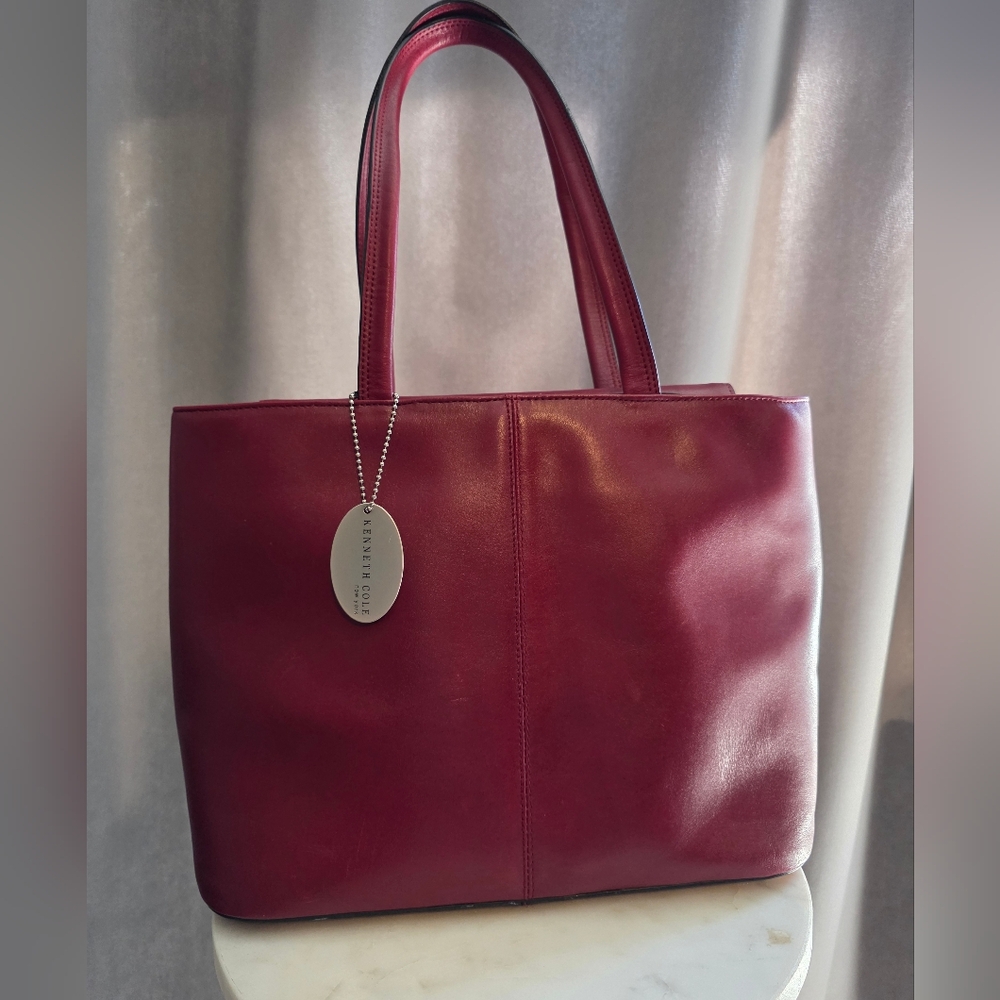 Kenneth Cole Burgandy Tote